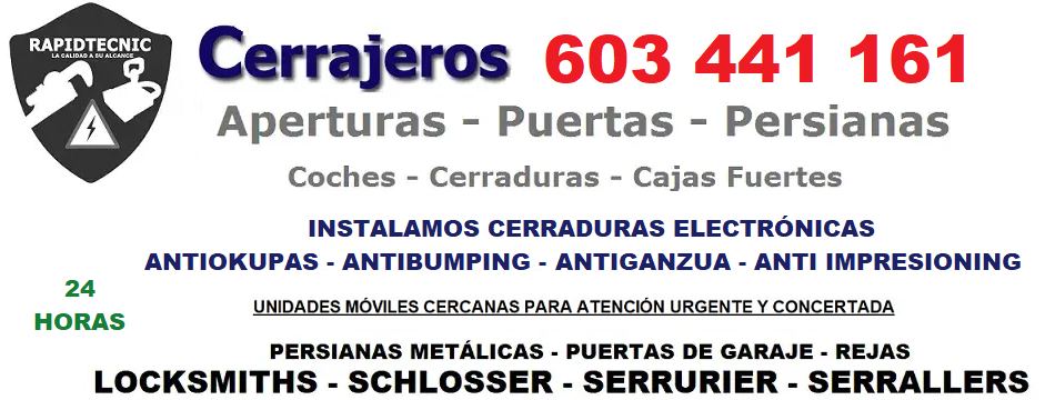 Cerrajeros Servicio 24/7