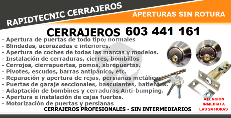 cerrajeros aperturas