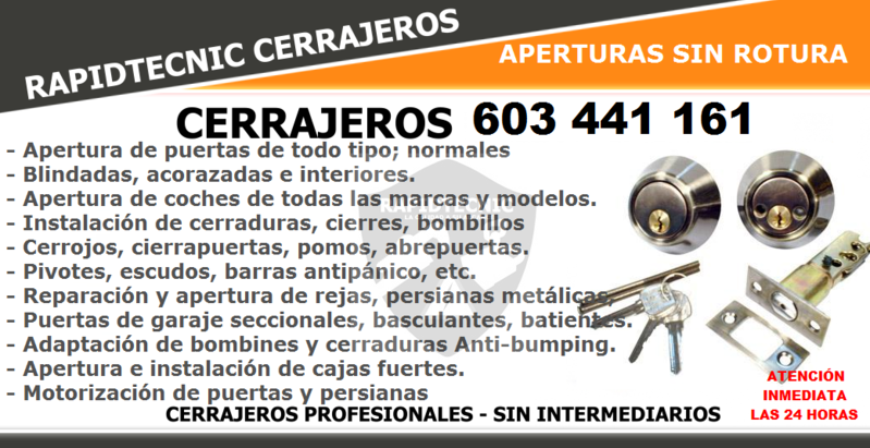 Cerrajeros Locksmiths