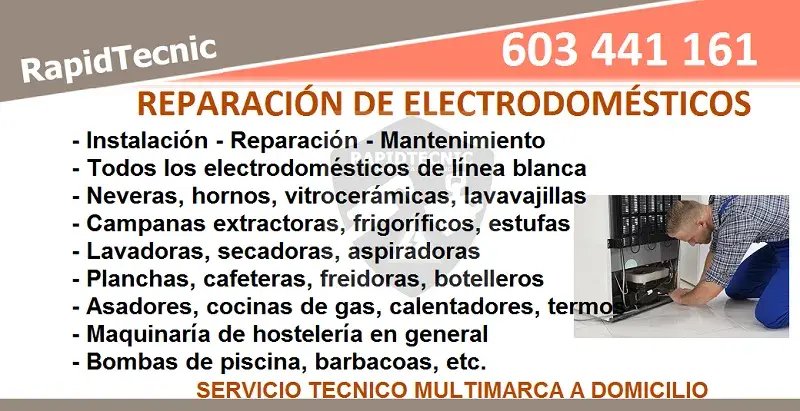 reparacion de electrodomesticos
